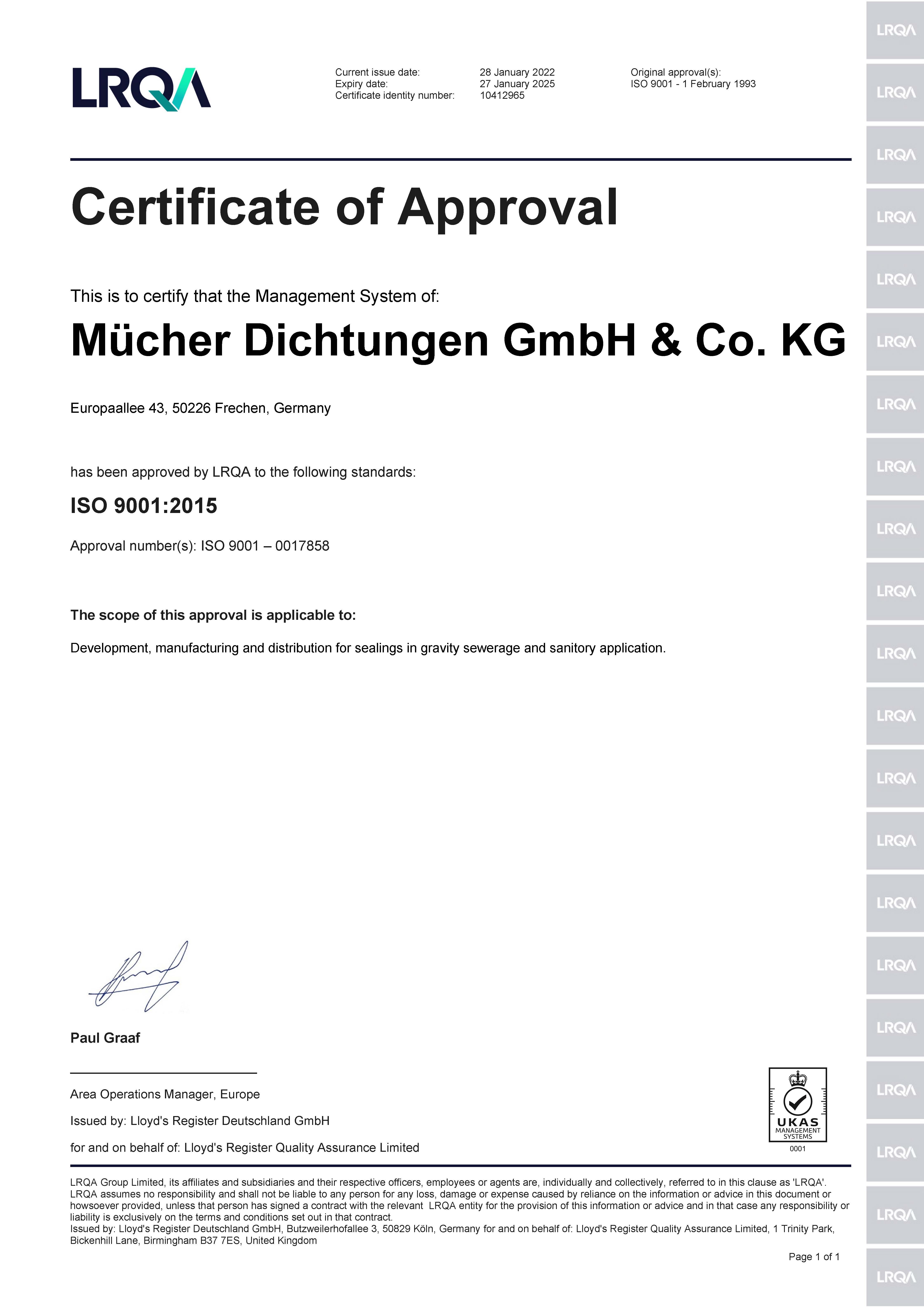 QM Certificate Muecher 2019 2022 English UKAS